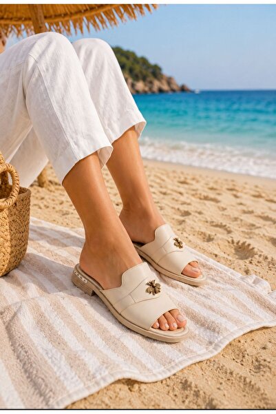 Moldo Shoes Slapi bee florenta Bej