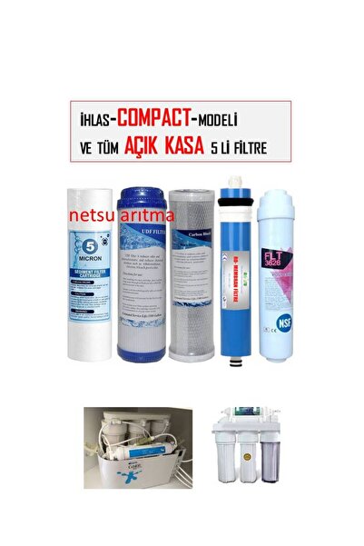 netsu arıtma -İhlas Aura Cebilon COMPACT ve tüm Açık Kasa Su Arıtma Cihazı Fi...