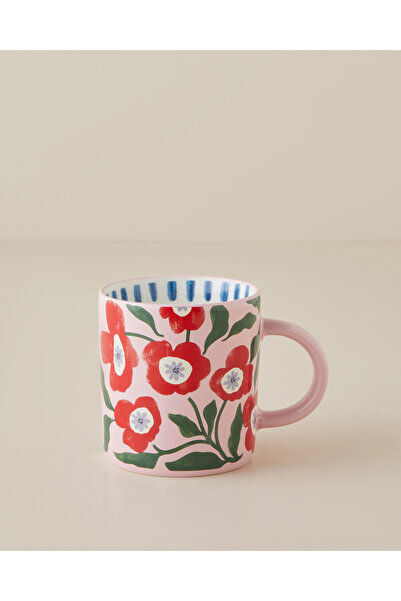 English Home Bright Parade New Bone China Kupa 370 ml Renkli