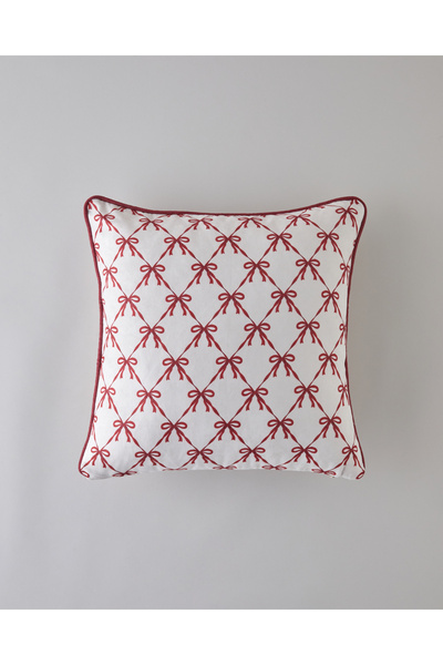 English Home Hollya Kırlent Kılıfı 45x45 cm Kırmızı