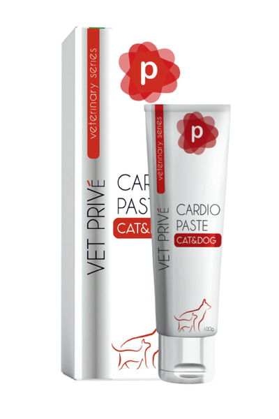 VetPrive Cardio Paste Kedi Ve Köpekler Için Kalp Desteği Pasta 100g