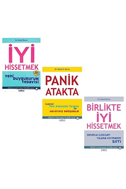 Psikonet Yayınları Panik Atakta İyi Hissetmek Birlikte İyi Hissetmek 3 Kitap