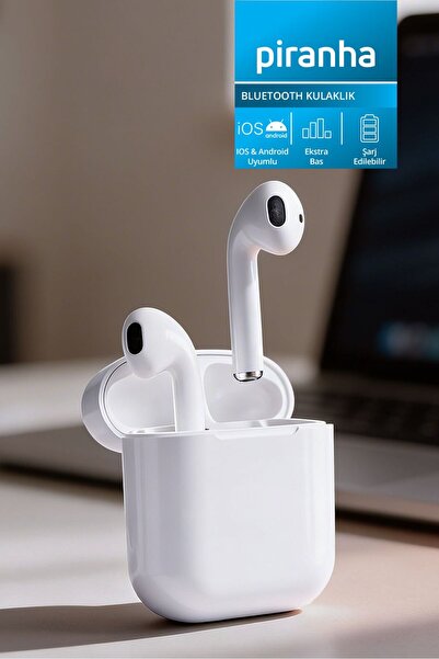 Piranha 9946 Kablosuz TWS Bluetooth Kulak İçi Kulaklık | Mikrofon | Android &...