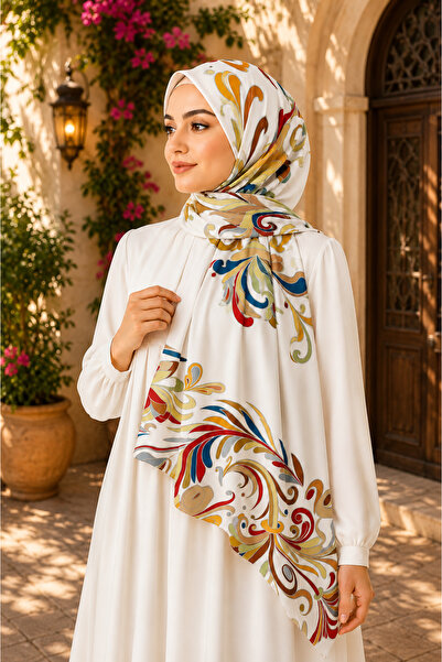 4seasons scarf Crepe Chiffon Veil