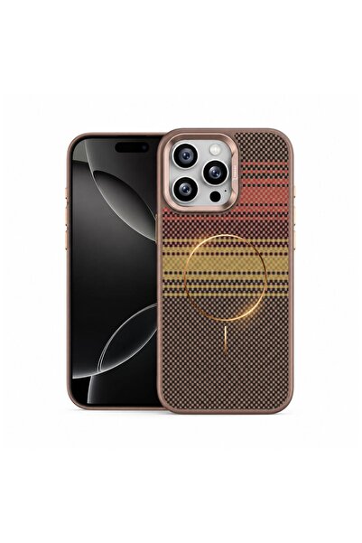 Zebana Apple iPhone 16 Pro Max Uyumlu Kılıf NeoFiber Silikon Kılıf (Kablosuz ...