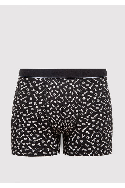 Mavi Boxer negru imprimat 0910444-85857