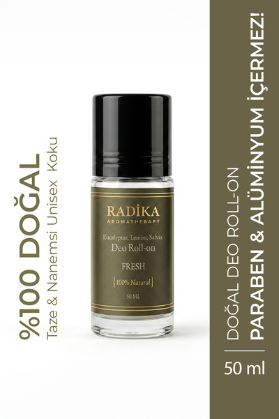 Radika Aromatherapy Doğal Roll On / Unisex Roll-on / Fresh / Alüminyum Ve Par...