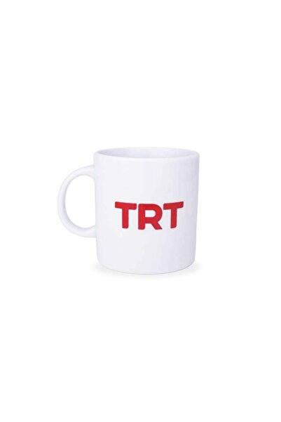TRTMARKET TRT Logolu Beyaz Kupa Bardak