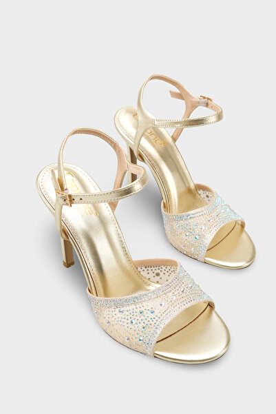 Capone Outfitters Marney Stone High Heeled Ankle Strap Women's Wedding Shoes