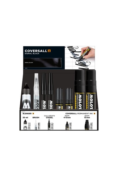 Molotow Set Caligrafie Coversall Display Marker Selection, 33 Buc/set