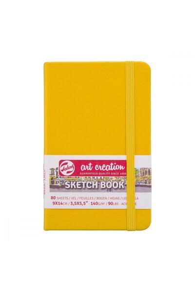 Generic Brand Sketch Book Sketch Block 9X14 140Gr 80 Sheets Yellow
