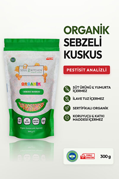 Soul Kitchen Organik Ürünler Organik Sertifikalı Sebzeli Kuskus İlave Tuzsuz ...