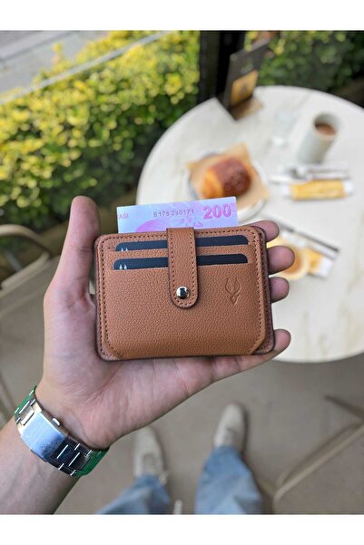 VİSSO 8600 Hakiki Deri Çıtçıtlı Kartlık Kimlik Bölmeli Kişiye Özel Bay Çanta ...