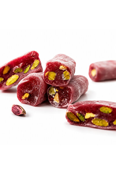Narlı Fitil Lokum 250 Gr Nar Aromalı Uzun Lokum Yumuşak Dokulu Premium Tatlı