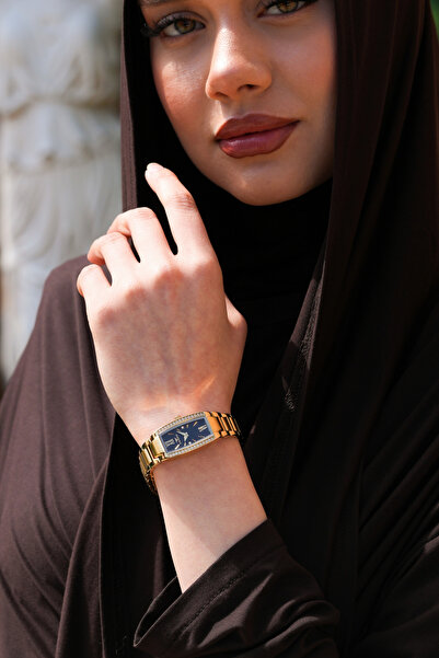 FERRO ساعة يد نسائية بسوار من الفولاذ الأصفر FL43045A-B2 مقاومة للماء 3ATM مع...