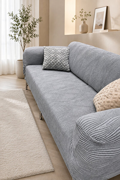 uzhanem Husa de canapea Jacquard pentru 3 persoane, husa de canapea extensibi...