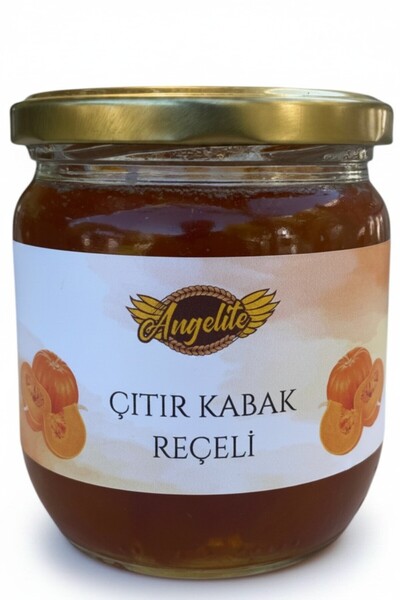 Angelite Çıtır Kabak Reçeli 450 g / Geleneksel Lezzet / Kahvaltılık Reçel /Ca...