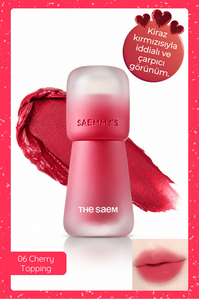 THE SAEM Saemmy's Crema Velvet Tint-kadife Bitişli, Doğal Görünüm Ve Yoğun Re...