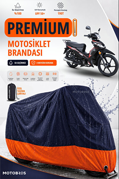 Motobros غطاء دراجة نارية من نوع Kuba Ege 50، غطاء محرك مقاوم للماء، قماش مظل...