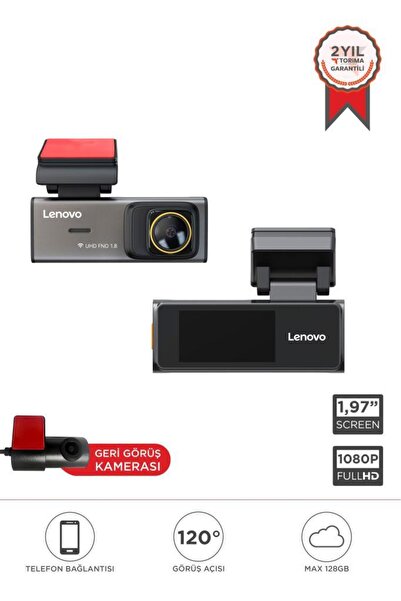 LENOVO S7/1970 Siyah Wifi Araç İçi Ön Ve Arka Araç Kamerası