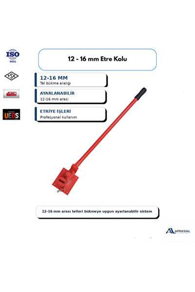Sait Demirci 12-16 mm Makaralı Etre Kolu Demir Bükme Aleti