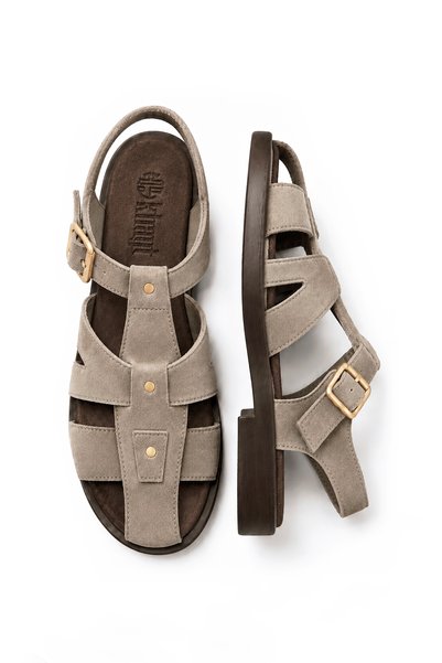 Khayt Bahama Anatomical Suede Cage Women's Sandals