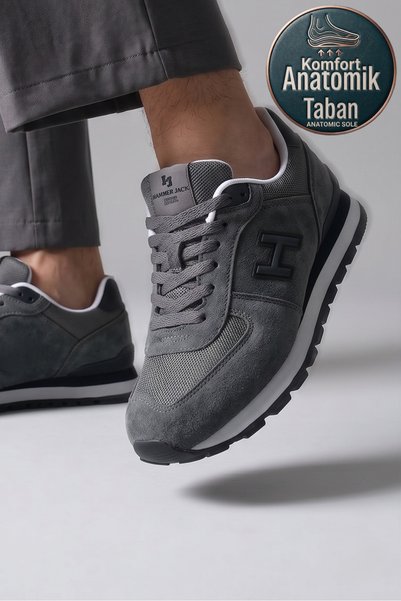 Hammer Jack Hammerjack Peru m Men's Women's Unisex Daily Sneaker Sports Shoes 102 19250-m Gray-Navy Blue