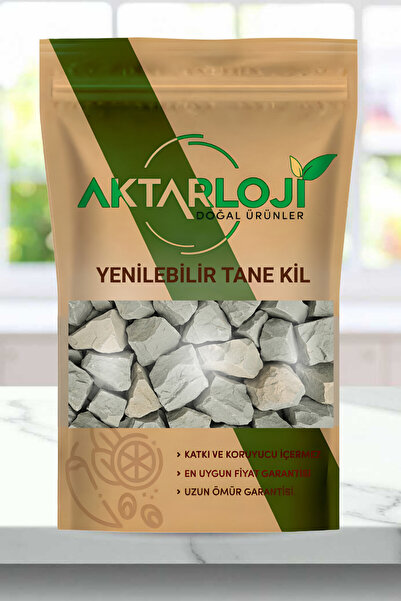 aktarloji 2 Kg Doğal Tane Kil Yenilir Taş Kil Yeşil