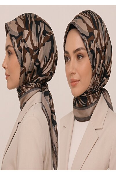 Sisley وشاح حرير ساتان-2035-90*90