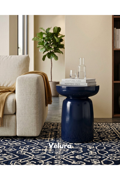 Velura Home & Living Fargo Mantar Yan Sehpa - Lacivert