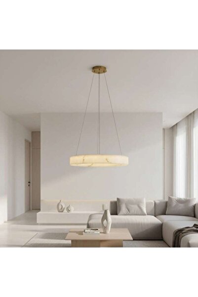 PAN HOME Cannary 30w Integrated Led Polyresin Pendant Lamp 60x150cm - White