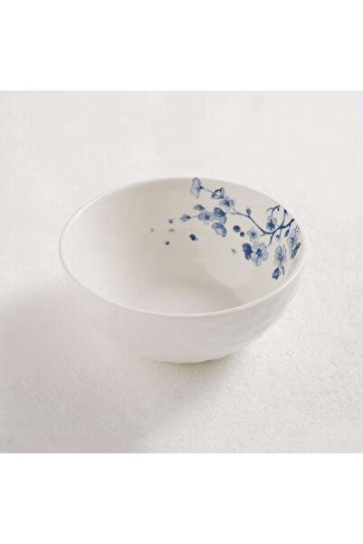 PAN HOME Floris Porcelain Cereal Bowl Dia13.8cm -white