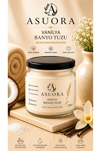 ASUORA Aromatik Banyo Tuzu - Hindistan Cevizi Aromalı