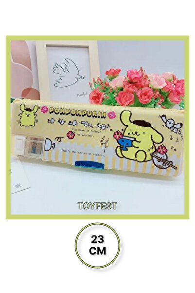 TOYFEST Μολυβοθήκη διπλής όψης με πολλαπλές θήκες και ακονιστήρι - Μοντέλο Po...