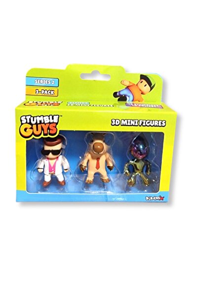 TOYFEST Stumble Guys Seri 2 - 3D Mini 3 lü Figür Seti - Disco Dan - Capybara ...
