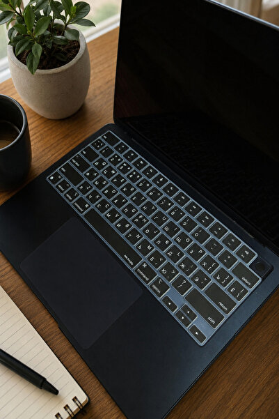 Mcstorey Rusça Klavye Koruyucu Macbook Air Pro Kılıf M1 M2 M3 M4 Çip (US-ABD)...