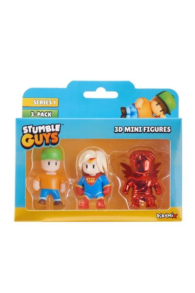 GIOCHI PREZIOSI Stumble Guys 3’lü Mini Figür Seti S1 TUY01000 - Model 1