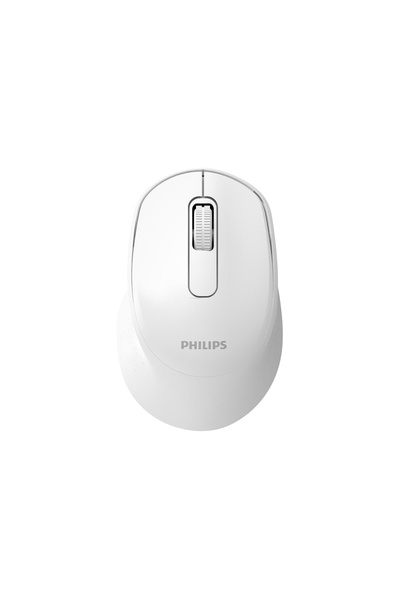 Philips SPK7448 Kablosuz Bluetooth 1600DPI 4 Tuşlu Optik Mouse Beyaz (Philips...