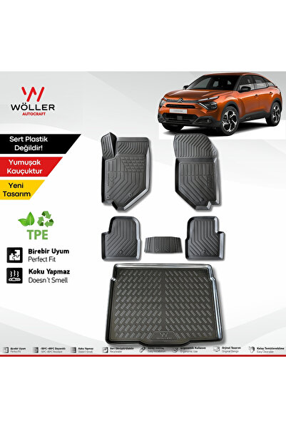 wöller Citroen C4 Paspas Bagaj Havuzu Set 2021 2026 Arası Uyumlu 3d Ultraflex...