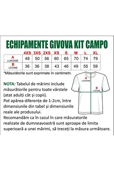 Givova KIT Campo XL, Rosu-Albastru EF6