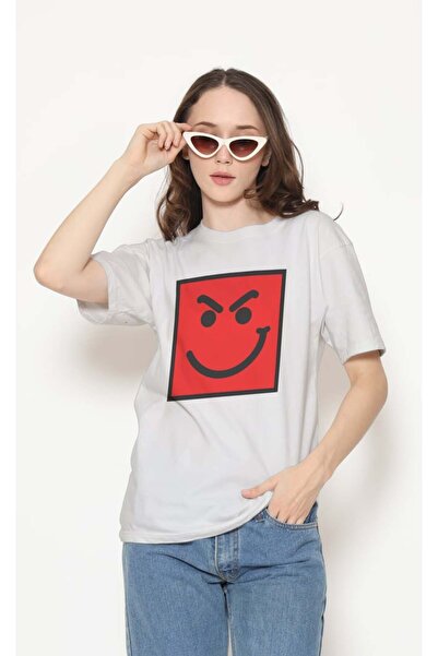 buzagi tasarım ürünleri Bon Jovi Regular Fit Unisex White T-Shirt