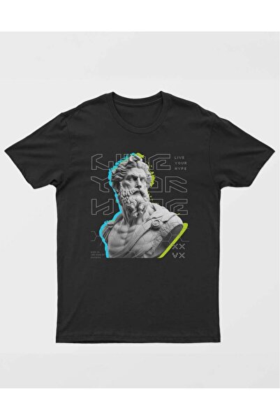 buzagi tasarım ürünleri تي شيرت Urban Streetwear ذو تصميم عادي باللون الأسود ...