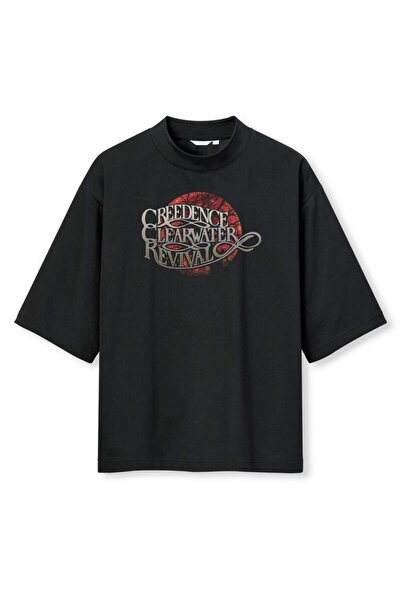 buzagi tasarım ürünleri Creedence Clearwater Revival Digital Print Oversize B...