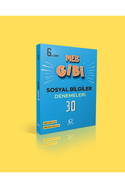 Oksijen Yayınları Oksijen 6. Sınıf Meb Gibi Sosyal Bilgiler Branş Denemeleri