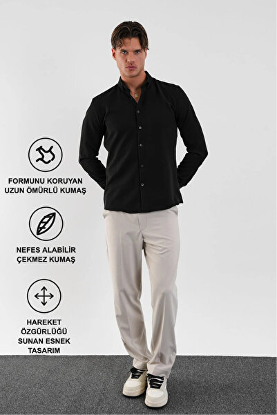 Redline Pánská košile Flex Slim Fit Soft Easy Ironing Prodyšná