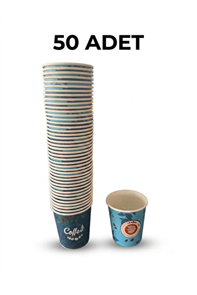 cvz-kartonmav 6.5 Oz Karton Bardak Sıcak Ve Soğuk İçecek Uyumlu Kahve Çay Bar...