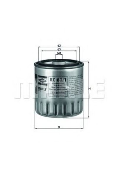 Mahle Original Filtru de combustibil KC 63/1D