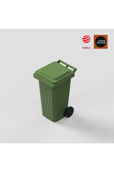 Wave Bin Pubela Europubela AETA 120 L verde – super rezistenta, design premiat