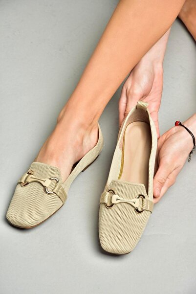 Fox Shoes S820234704 Balerini de damă Skin Fabric