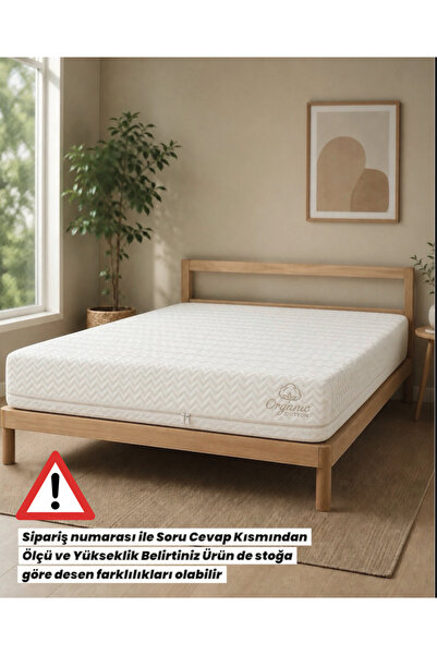 tıklasepetim %100 Pamuk Organic Cotton Mellowtex Fermuarlı Yatak Kılıfı – Tam...